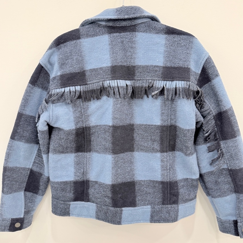 Saltwater Luxe Plaid Fringe Jacket - Picture 5 of 8